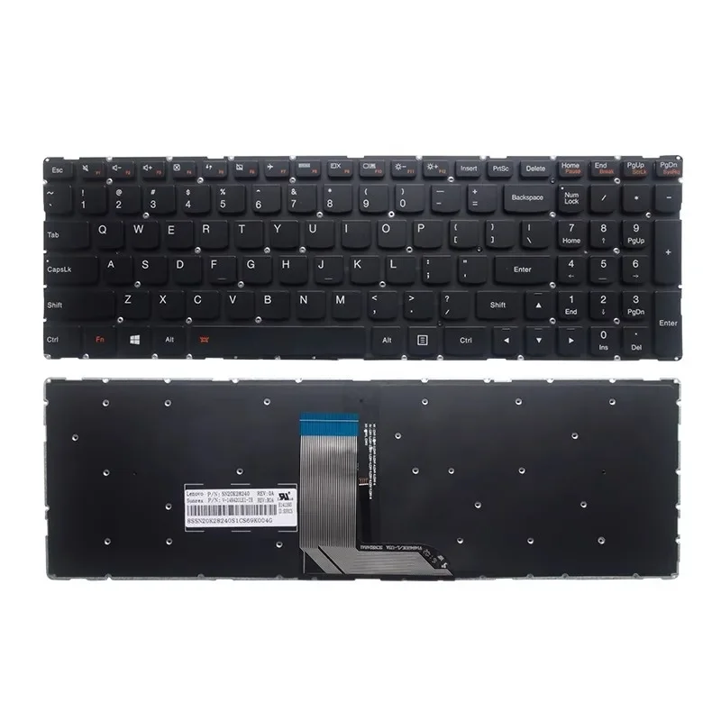 New US Keyboard For Lenovo 700-15700-15ISK 700-17ISK 700S-15IKB Keyboard Flex3 1570 1580 Backlight