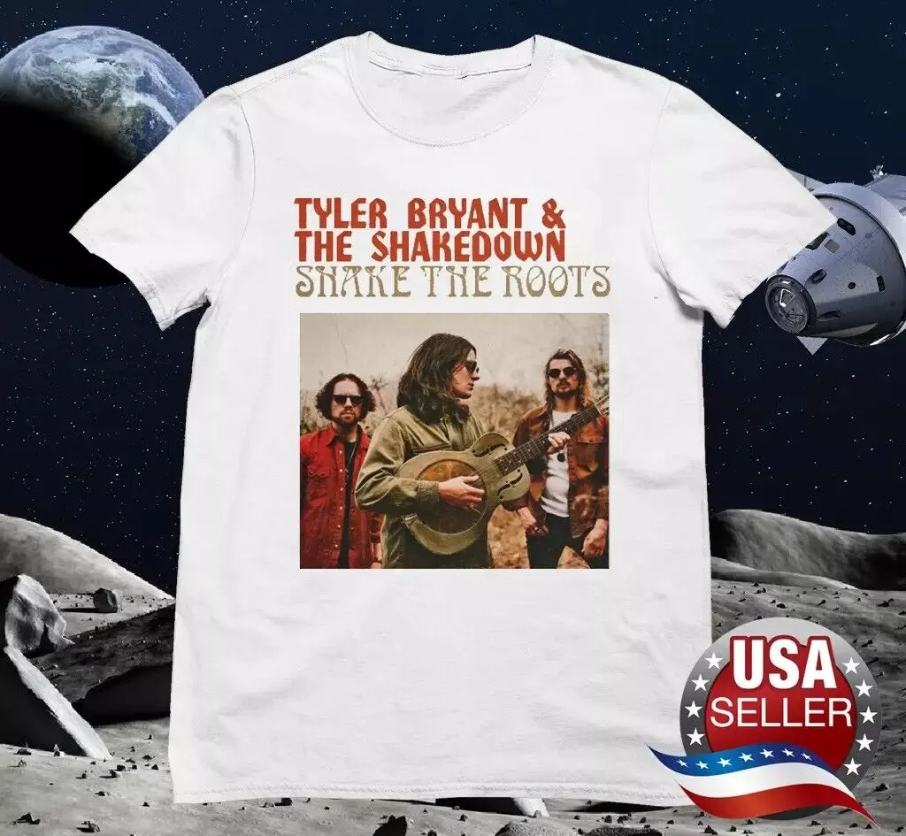 Tyler Bryant & the Shakedown album White  T-shirt Gift for Fans