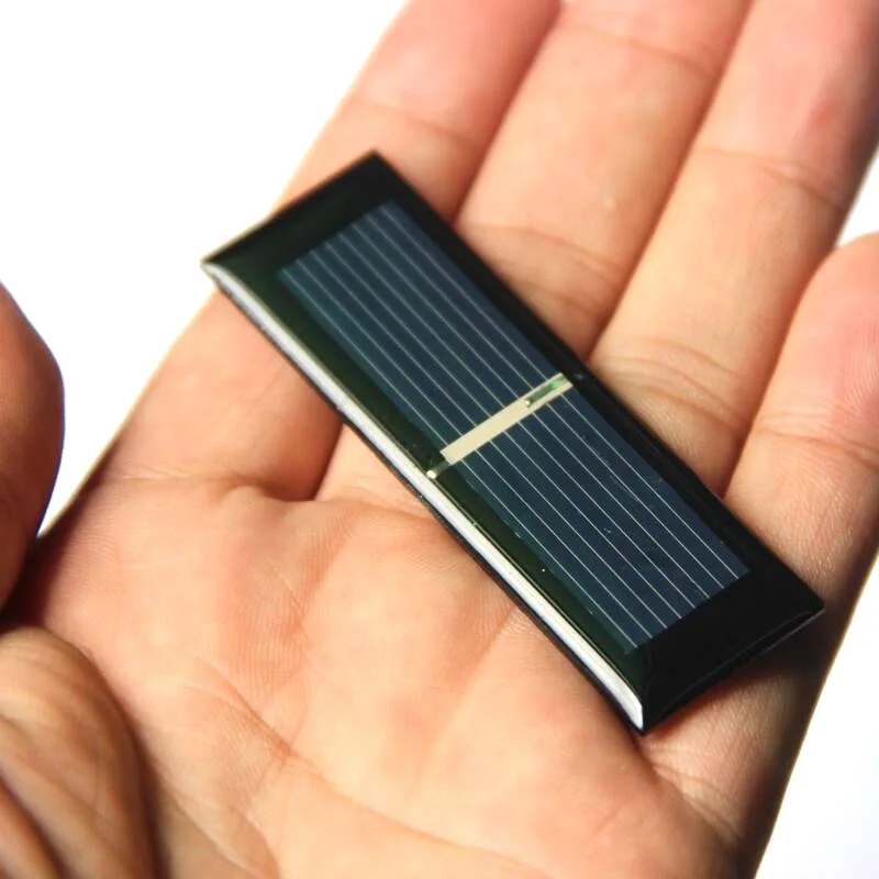Hot 0.5V Mini Solar Panels 0.125W Polycrystalline Solar Cell Module DIY Small Solar Toys Light Education Kits 65*20MM 500PCS