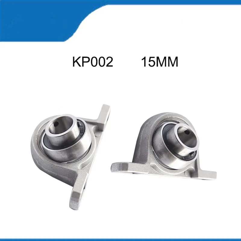 

Free Shipping High Quality Zinc Alloy Diameter Bore Ball Bearing Pillow Block Mounted Support 2/4PCS KP002 Diameter(15MM)