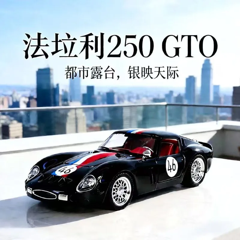 1:24 Ferrari 250 GTO Diecast Alloy Classic Car Model for Collectors Hobby Display Desktop Decoration Ornament Kids Toy Gift view 4