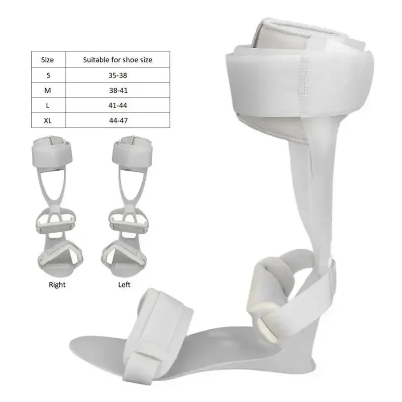 

Ankle Varus Support Stabilizer Walking Fixator Injury Splint Medical Adjustable Foot Drop Brace Flat Foot Orthosis Correction