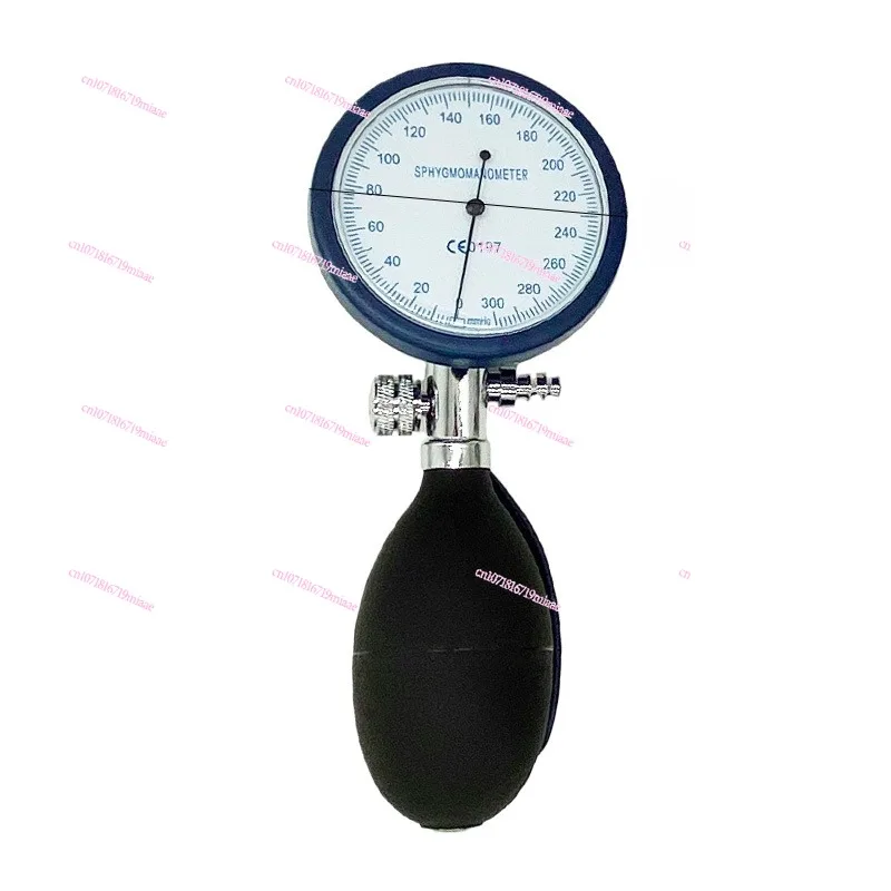 Sphygmomanometer Monitoring Accessories Handheld Pressure Display Meter Integrated Meter 300mmHg Metal Meter + Pressure Ball