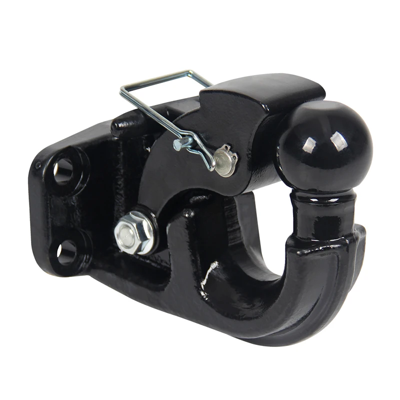 

ZAIQU 44000lbs 20Ton Forged Trailer Hitch by Rear Bumper Modification Standard Installation Hole Position Tow Hook Car Accessori