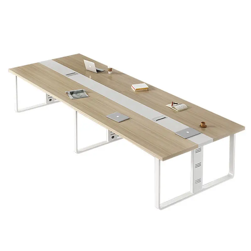 

# Commercial Office Wooden Rectangular Conference Table 78.74 In. X 39.37 In. For Schools Training