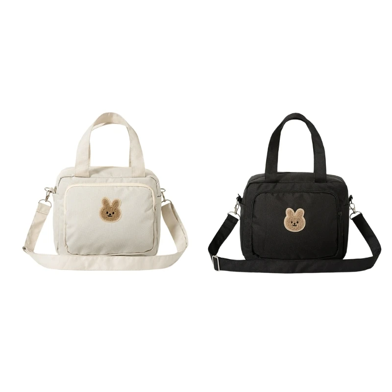Mom Bag Large Capacity Watertight Diaper Backpack Polyester Fiber Bag for Moms