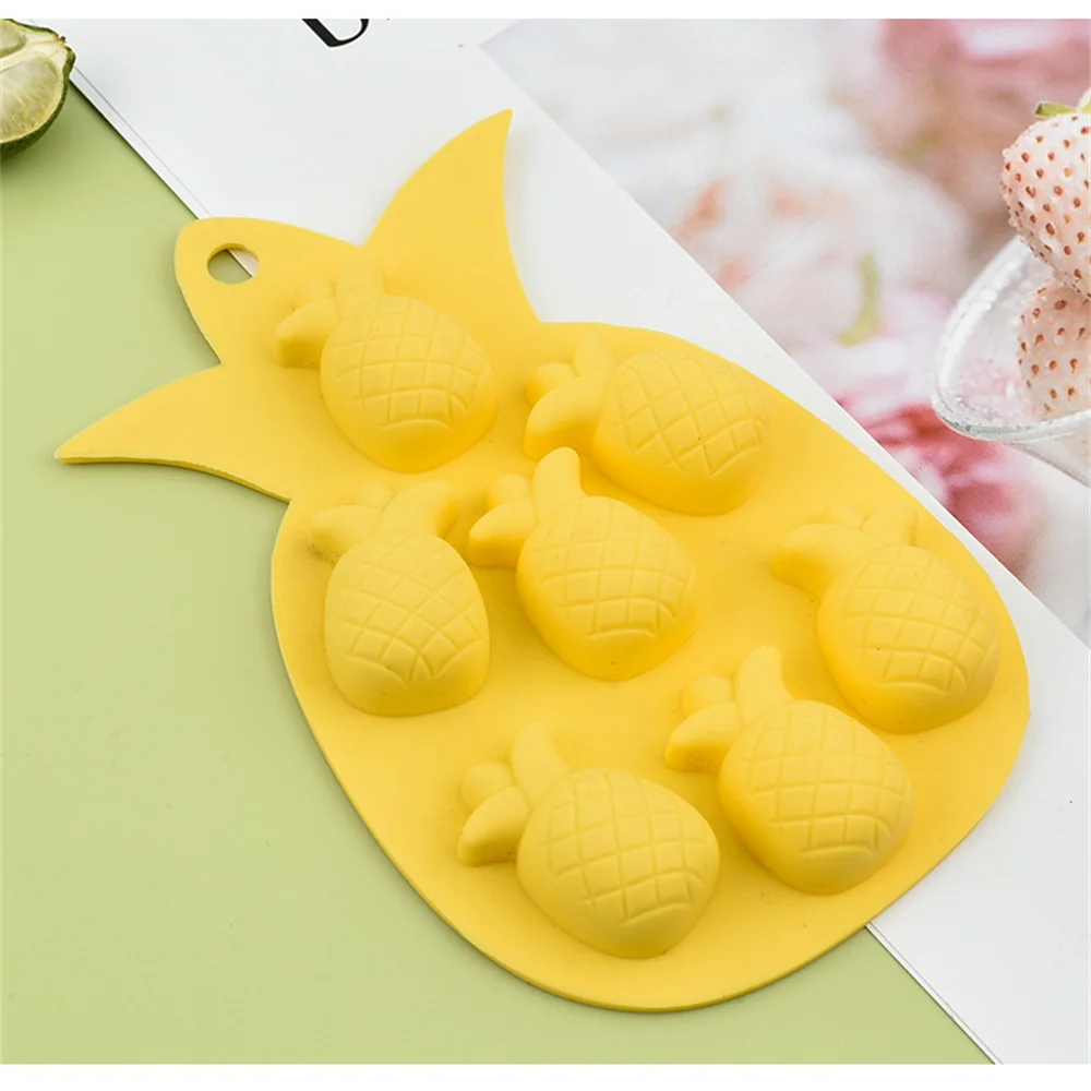 Silicone Ice Lattice Mold Creative Silicone Cactus Making Ice Mold Firebird Pineapple Ice Lattice Household Handmade Ice Mold