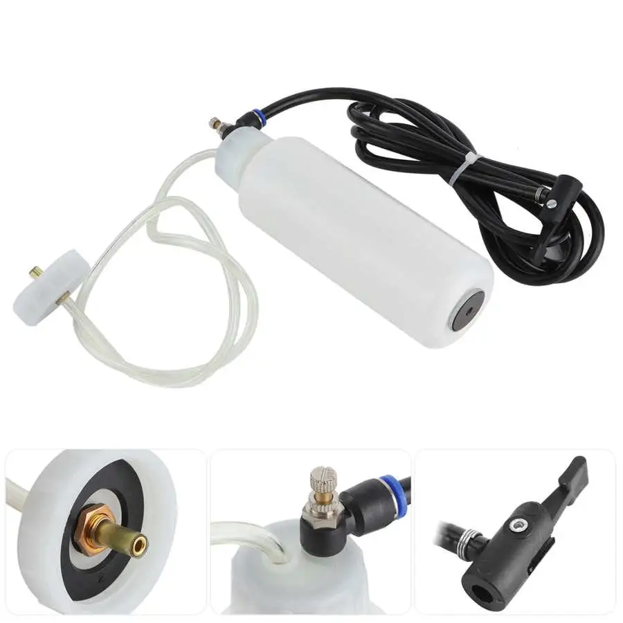 500ml Air Brake Bleeder Kit - Car Vacuum Pump for Clutch & Brake Fluid - Powerful Car Brake Bleeding Tool