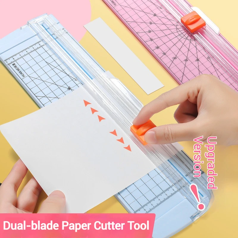 Office A4 A5 Guillotine Paper Cutter with Automatic Security Safe Guard for Coupon Craft Paper Lightweight Cutting Mat Machine