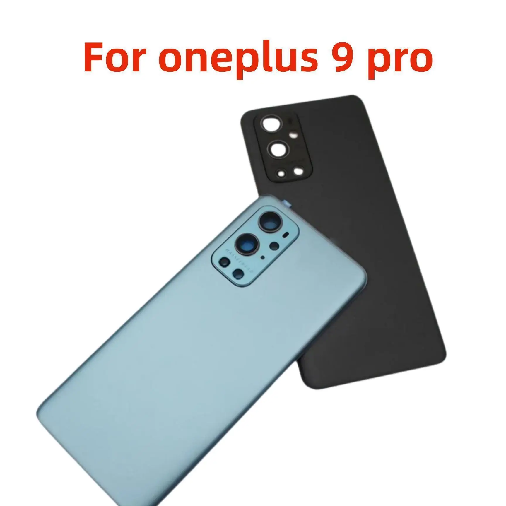 For Oneplus 9 Pro Back Glass Rear Housing Cover Replacement Back Door Battery Case For One plus 9R 9 1+ 9r With Camera Lens