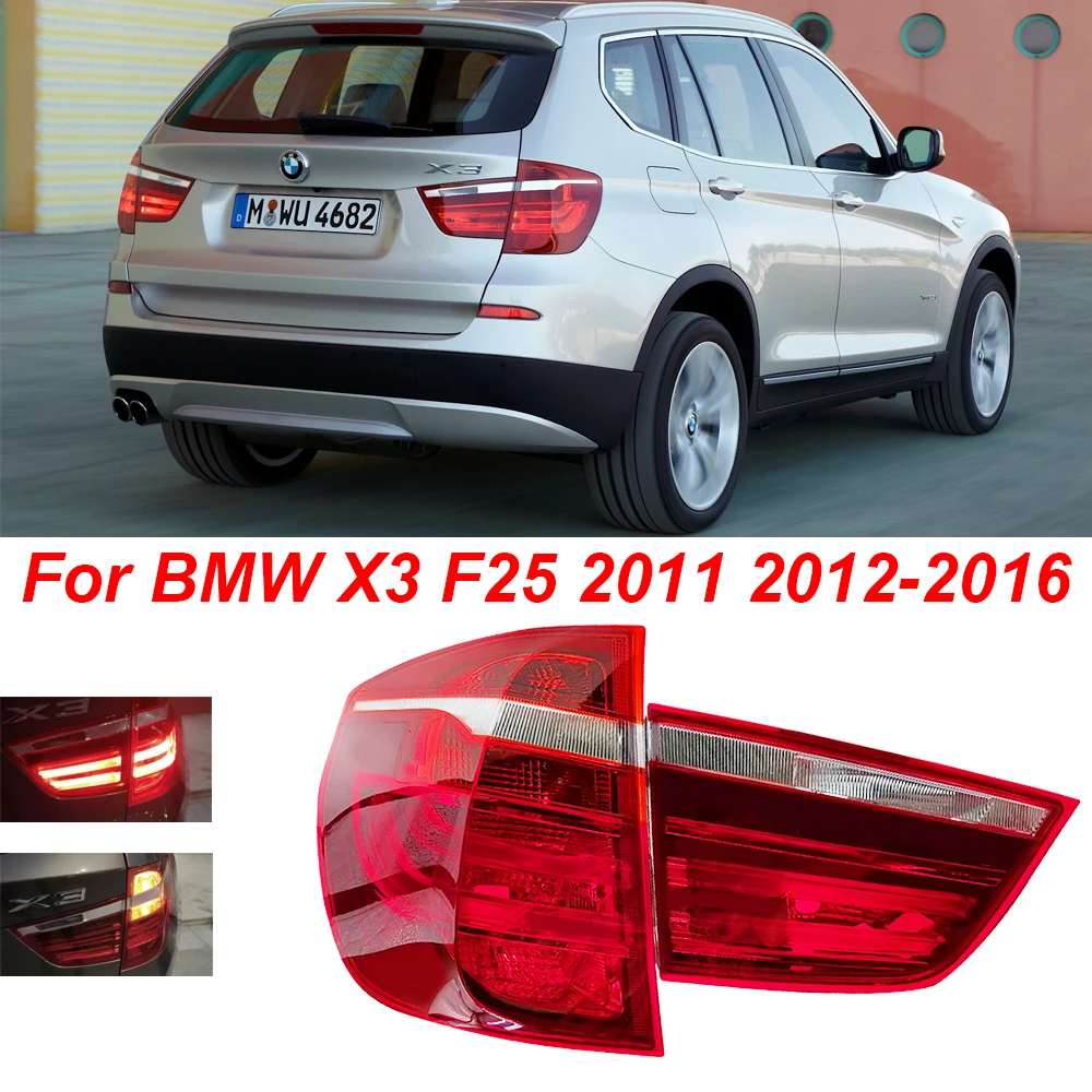

for 2011-2017 F25 BMW X3 Rear LED Tail Light Stop Brake Lamp Taillights No Bulb 63217217311 63217217312 63217217313 63217217314