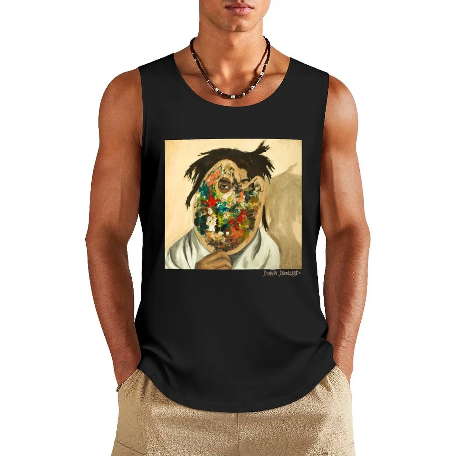 self-portrait Tank Top Men's clothing brands muscle t-shirt anime gym