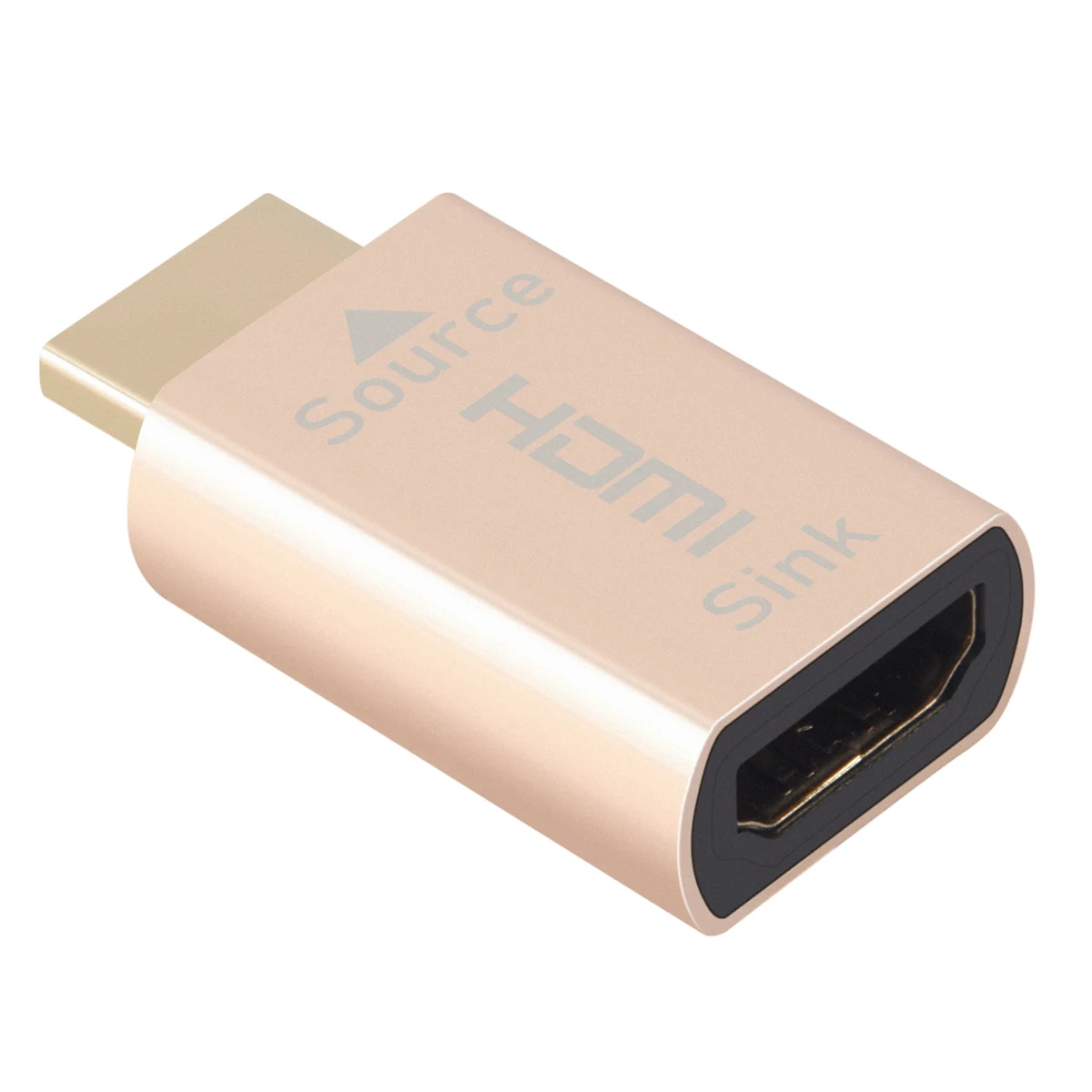 HDMI 잠금 화면 신호 거치대, KVM HDMI2.0 가상 어댑터, EDID DDC 더미 플러그, HDMI 디스플레이 에뮬레이터용, 최대 3840X2160