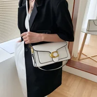 Double-Strap Small Square Crossbody Bag – Stylish Underarm Shoulder Purse for Women - Image 6