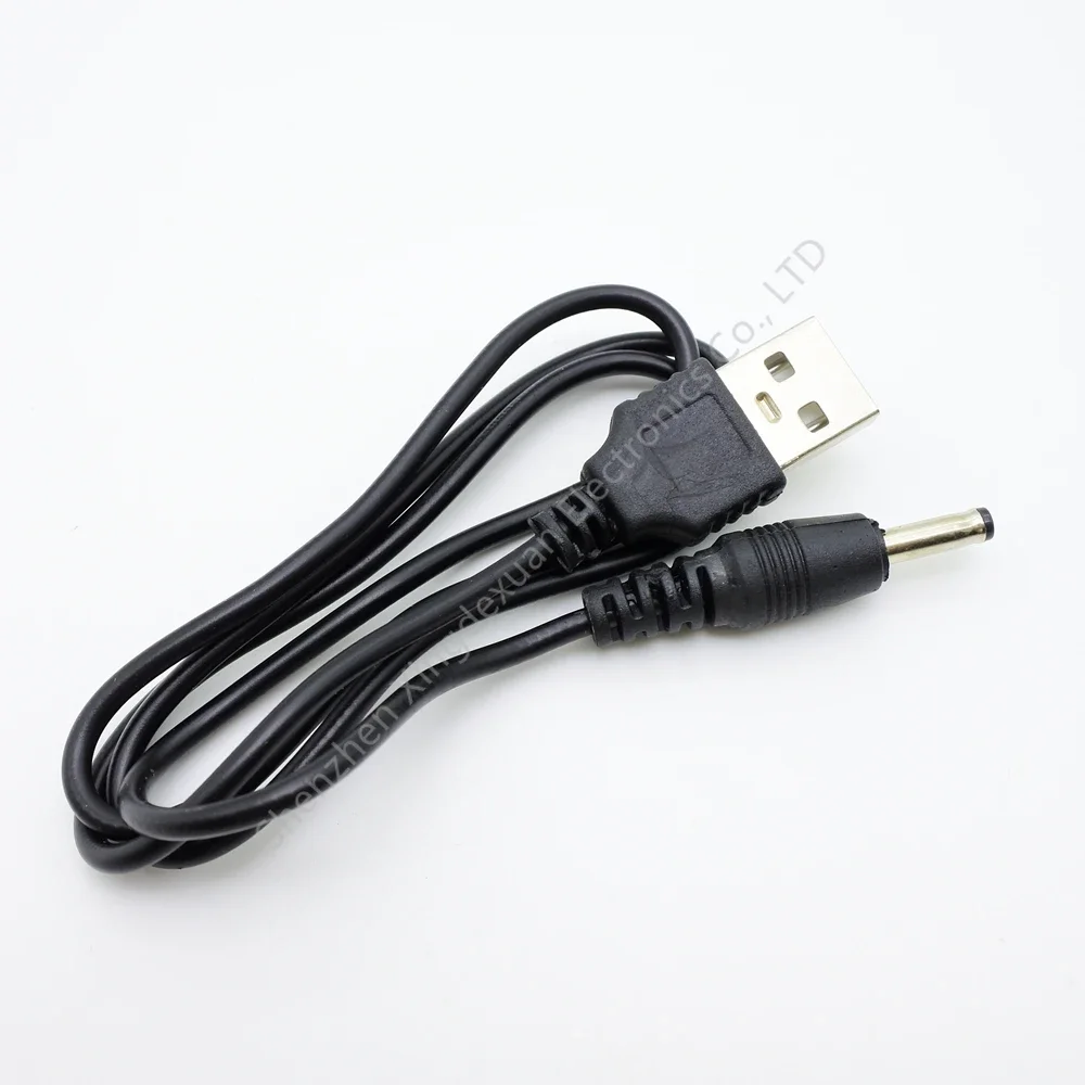 USB 2.0 A Male To 3.5x1.35mm 3.5mm Plug Barrel Jack 5V DC Power Supply Cord Adapter Charger Cable 3.5*1.35mm