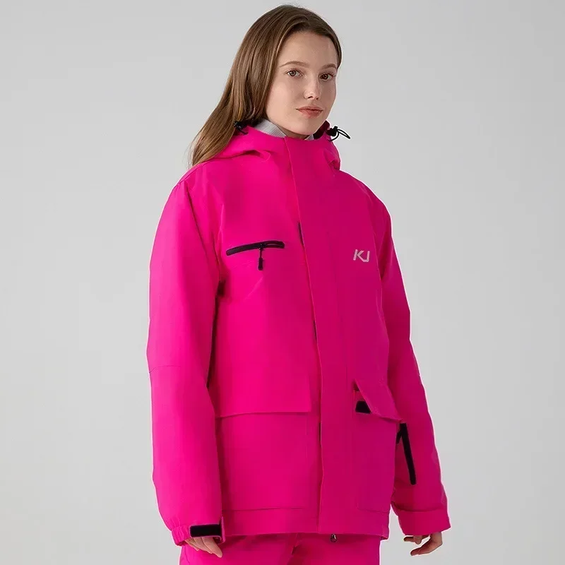 Set da sci 2025 Nuovi uomini Tute da donna Abbigliamento da snowboard Antivento Sport Giacca da neve Pantalone invernale Impermeabile Tute da sci all'aperto