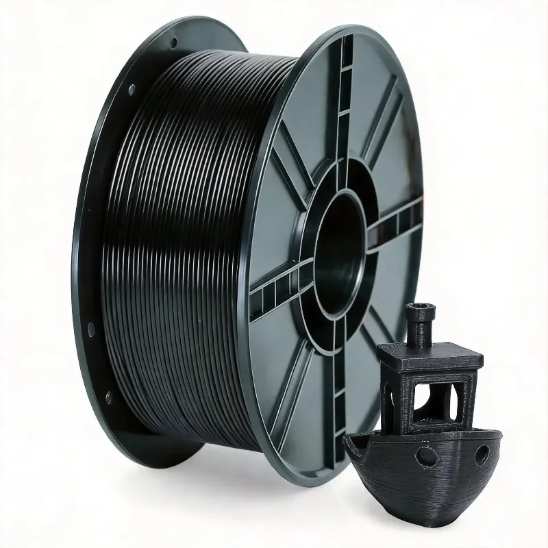 2026 hot sale 3D Printing Filament PLA PETG Single-Color 3D Printing Filaments PETG TPU ABS Black Extruded Plastic Rods 3D