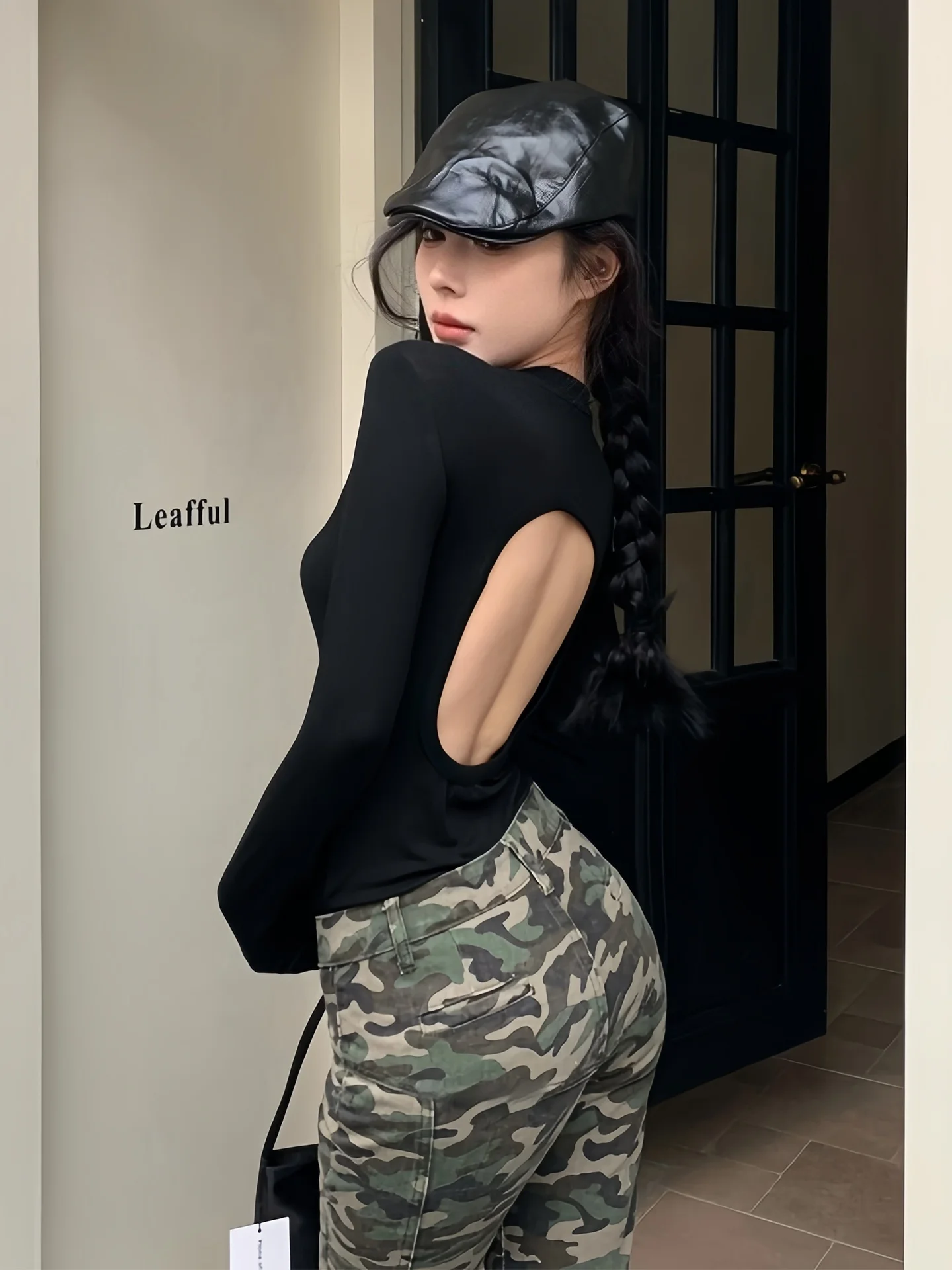 

Сексуальный американский костюм с вырезом Ba, длинный све, женская футболка для похудения, внутренняя одежда, топ на осень