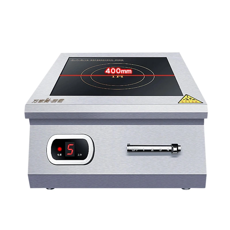 China Factory High Quality Commercial Induction Cooker Electric/Gas Touch Waterproof Metal Outdoor Hotel Garage Use