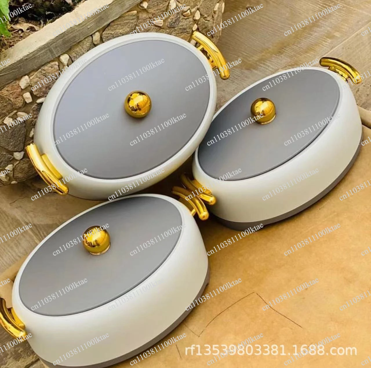 Food Warmer Container Egg Type Tall Foot Insulation Lunch Box 2L-2.5L-3L
