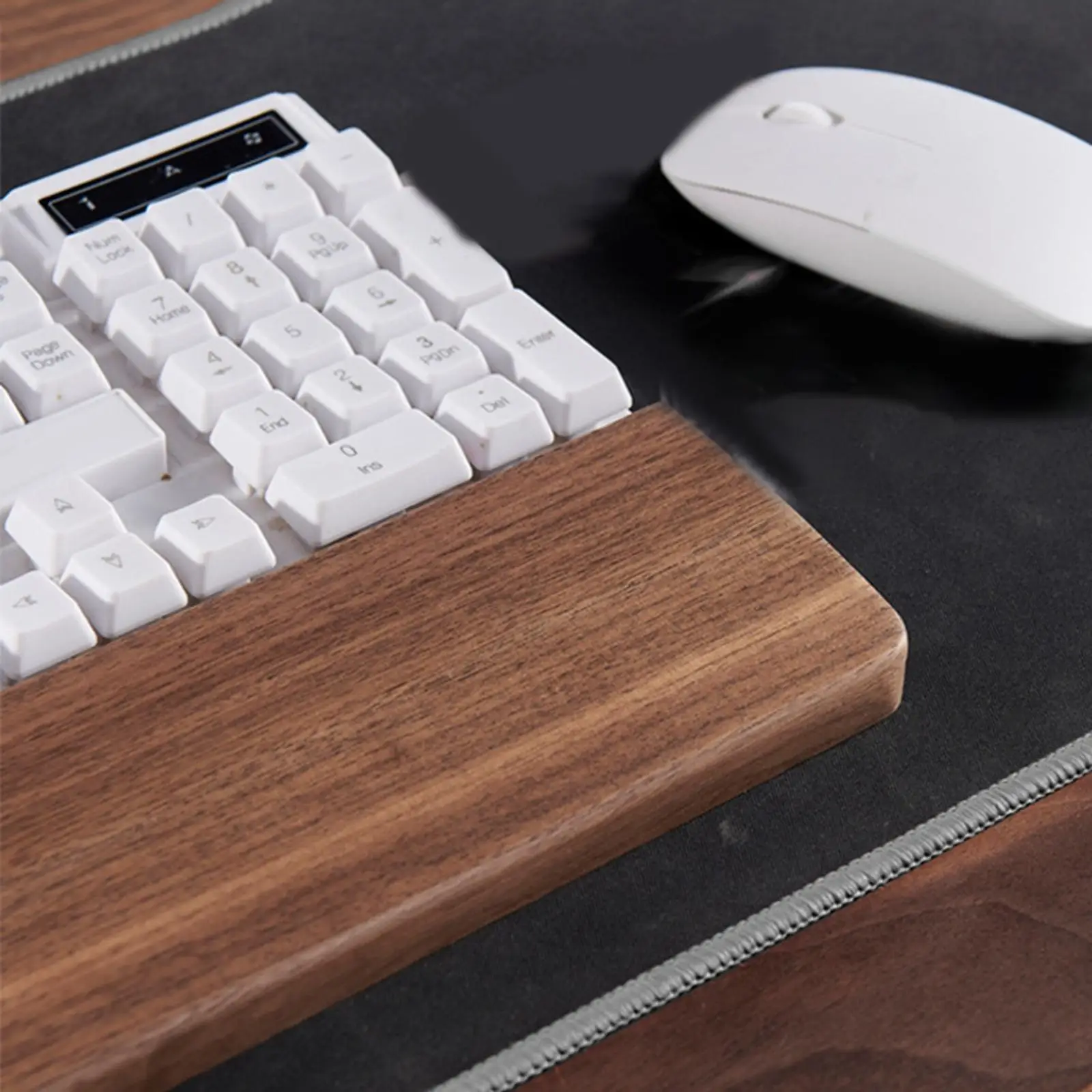 

Wooden Keyboard Wrist Rest Durable Keyboard Palm Rest Wrist Guard Wrist Pad Length 30cm