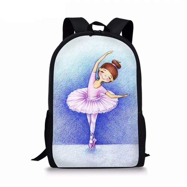 Classic Dance Ballet Shoe Dancer Notebook Backpacks pupil School Bags 3D Print Oxford Waterproof Boys/Girls Laptop Backpacks