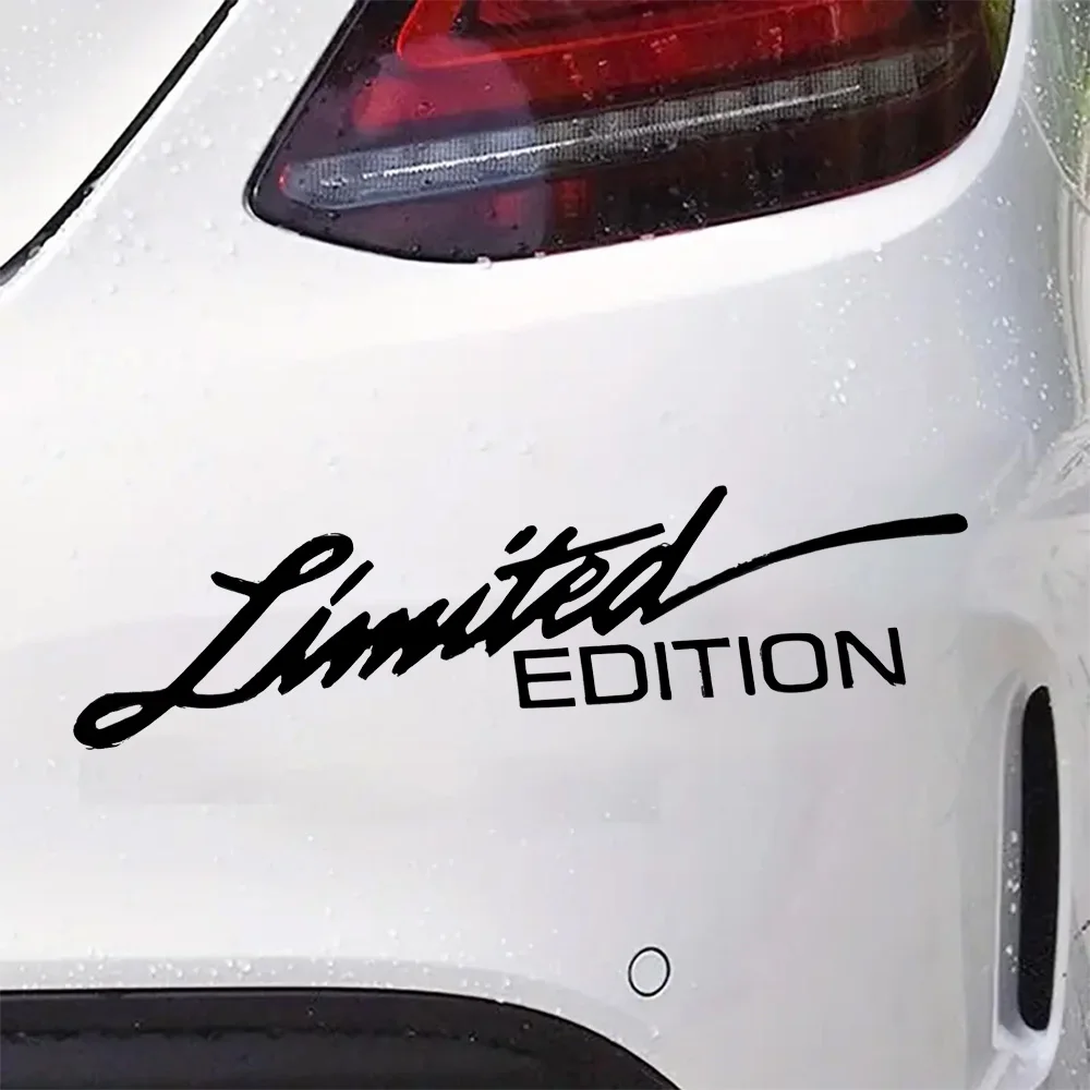 Наклейка на автомобиль - Надпись Limited edition Waterproof Car Sticker Decal for Bumper, Window, Lap