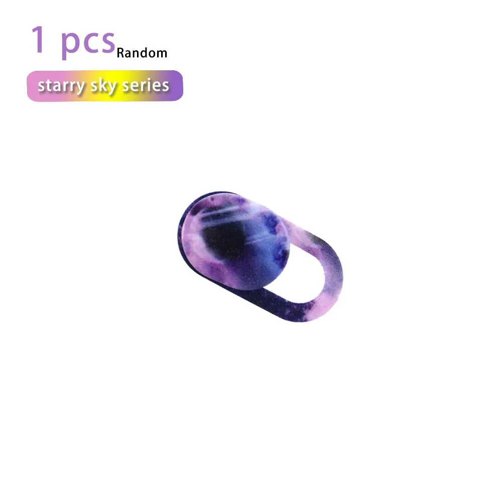 Slider Sticke Phone Antispy Camera Cover Camera Protection Shutter Starry Sky Pattern Phone Lens Cover WebCam Camera Cover