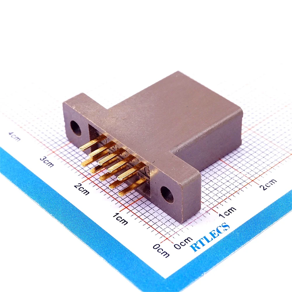 2 10Pcs Burn In Socket 2.54 mm Pitch 5 Pin Gold plated Test connector for TO-220 Transistor Integrated Circuit Through Holes PCB