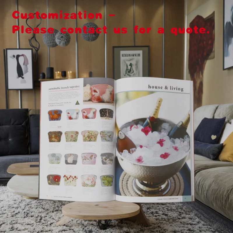 custom.High Quality OEM Newsprint Paper Art Paper Low MOQ Folded Leaflet Paperback Book Paper Paperboard Printing