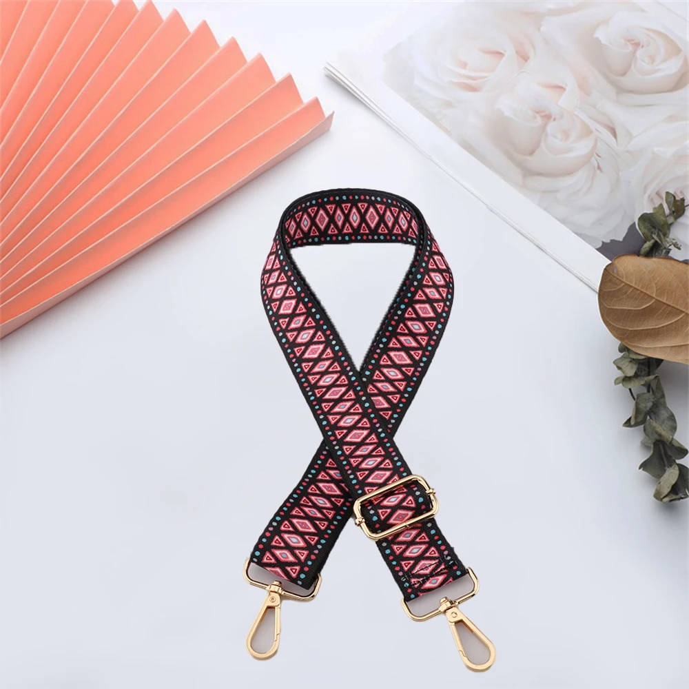 Adjustable Handbag Strap Nylon Widening Replacement Colourful Pattern Camera Accessories Thickening Crossbody Sling Bag Strap