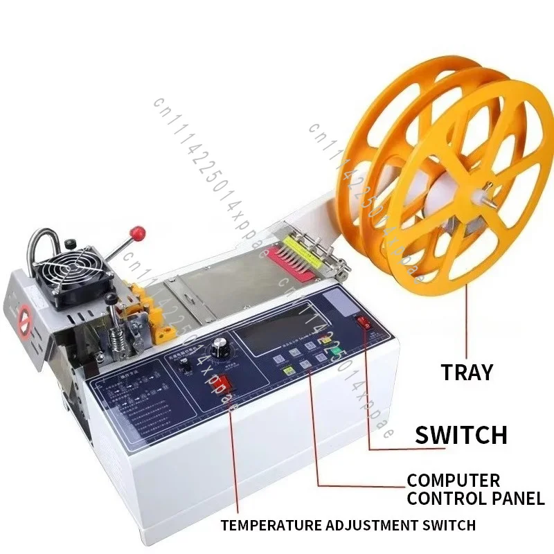 Automatic Cutting Ribbon Machine Elastic Band Automatic Computerized Tape Cutting Machine Cold And Hot Zipper Cutting