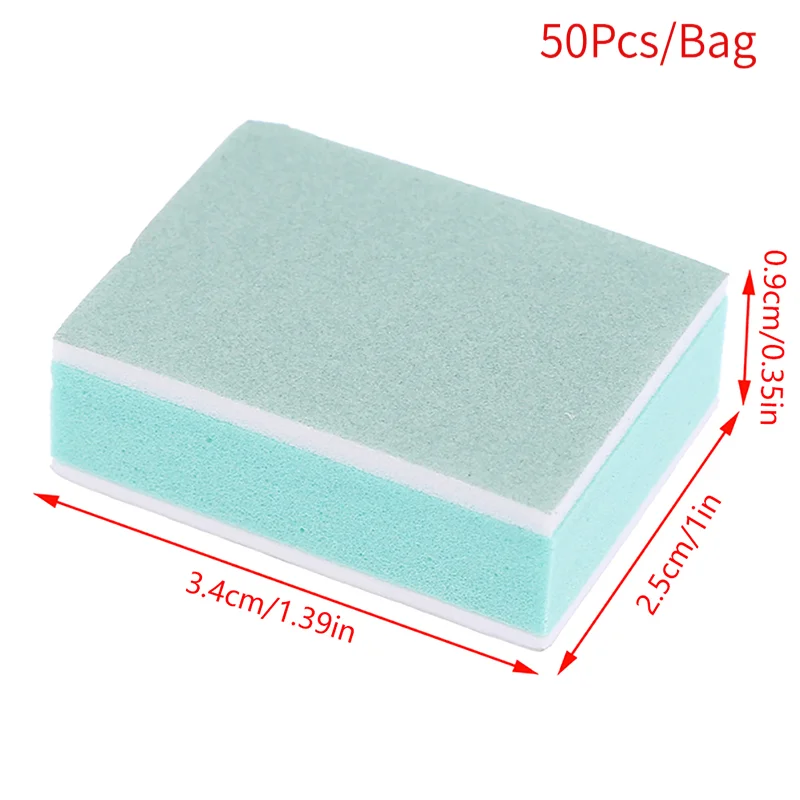 *50Pcs/Bag Nail Buffer Block Grit Nail Art Sanding Polish UV Gel Shining Buffer Files