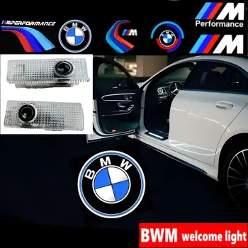 適用於BMW M 1 2 3 4 5 6 7 X 系列 F10 F30 G30 G11 G12 F11 X1 F48 X2 F39 X3 G01 X4 G02 X5 G05 X6 F16 的 2 個 LED 車門迎賓燈 10 最佳銷售 BMWX3配件 - №8