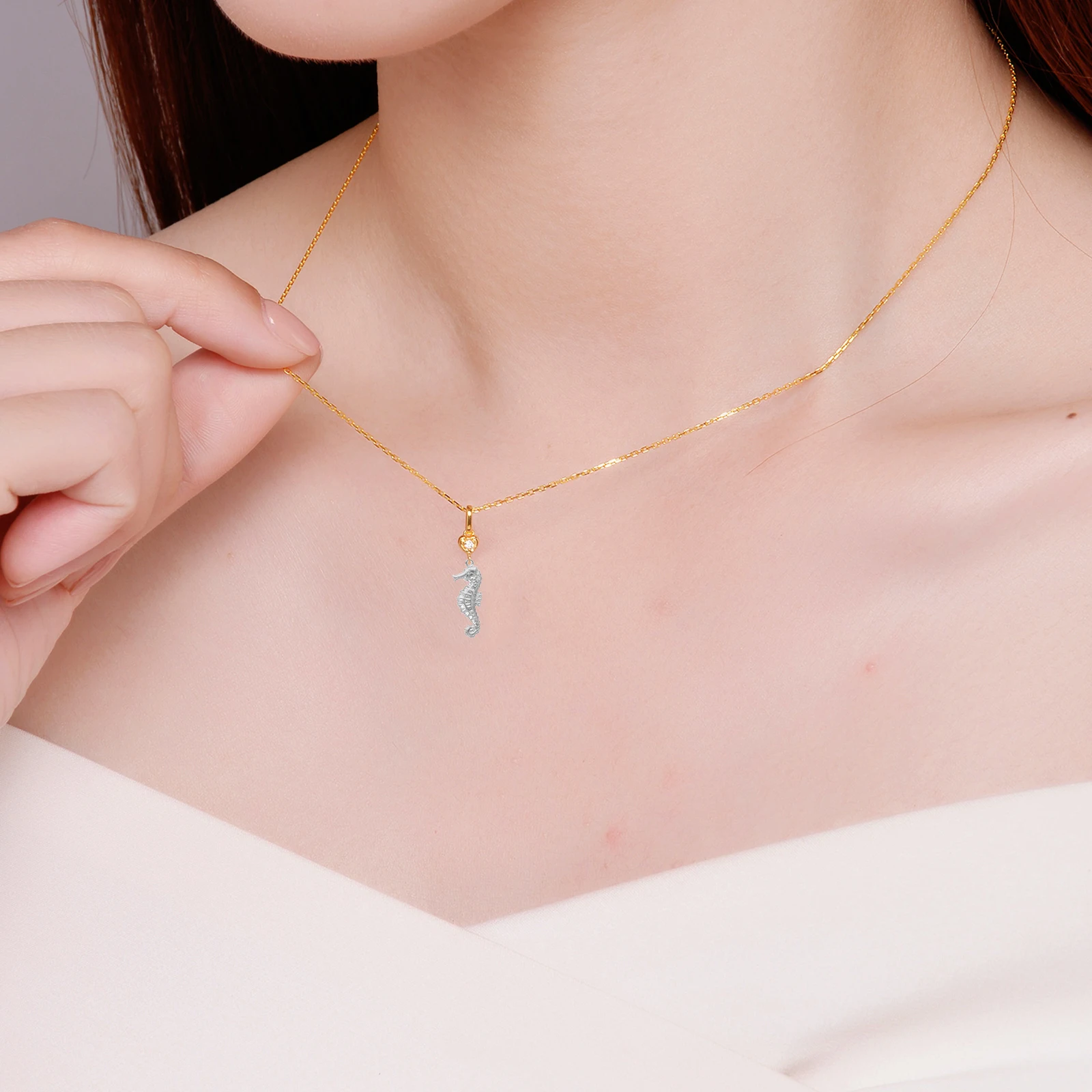 

50 Pcs Seahorse Pendant Charms for Crafts Animal Bracelets Stainless Steel Alloy Ocean Animals Pendants Women