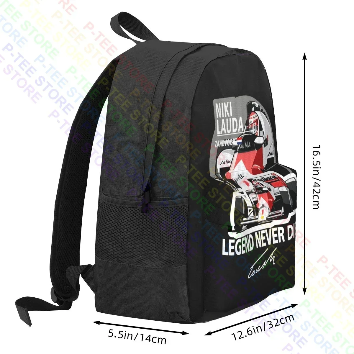 Motorsport Formel 1 Grand Prix Niki Lauda Legende Rip حقيبة ظهر ذات سعة كبيرة حقيبة أحذية حقيبة رياضية مدرسية