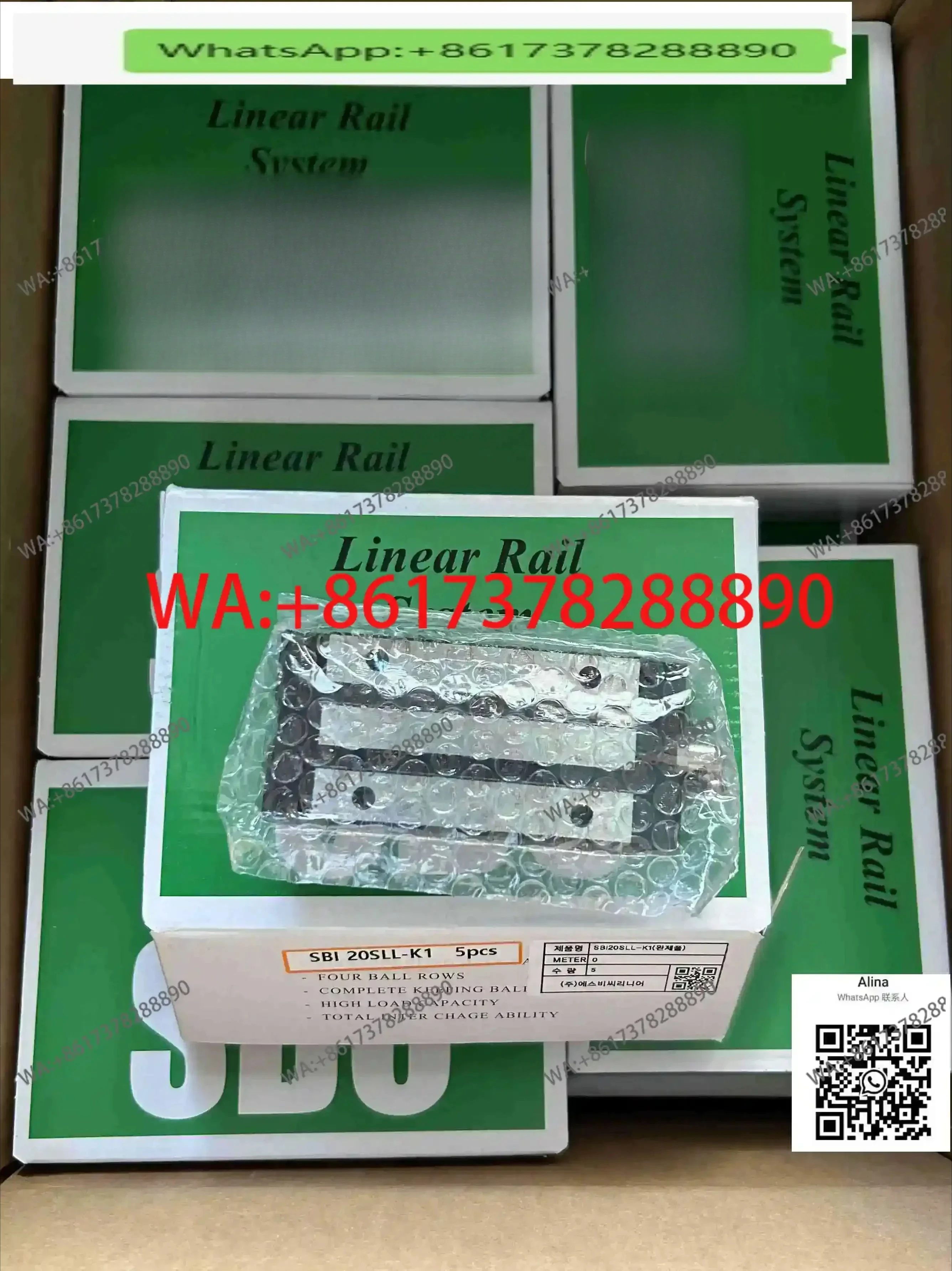 

SBI15 20 25 30 35 45 55 65FL FLL SL SLL Корейская направляющая-слайдер SBG