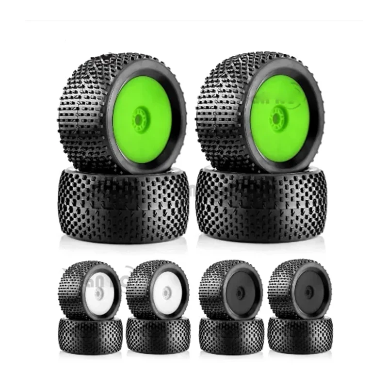 4pcs 140mm 1/8 RC Racing Car Off-Road Buggy Tires Wheel 17mm Hex for ARRMA Redcat Team Losi Kyosho VRX HPI WR8 HSP Hobao