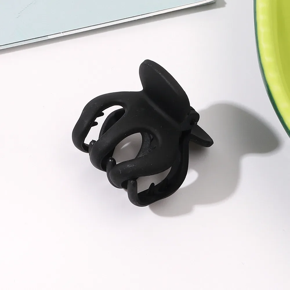 New Fashion Small Geometry Solid Colour Clip Hairpin for Women