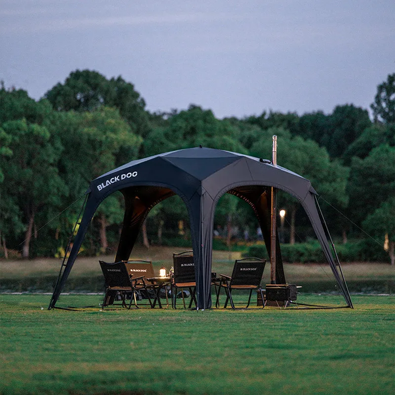 

Blackdog уличная звездная купольная пятиугольная быстро открывающаяся палатка уличная палатка для кемпинга ленивый солнцезащитный козырек быстро открывающаяся палатка большое пространство