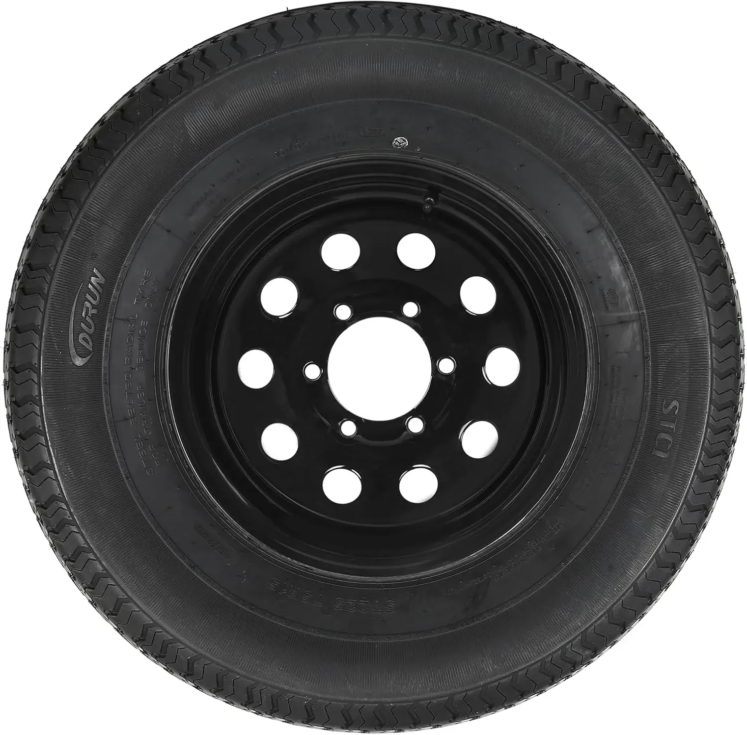 One-Pack ST225/75R15 Radial Tire with 15