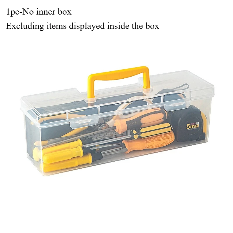 1/7 stuks gereedschapsonderdelen opbergdoos set multi-compartiment gereedschapsorganizer, sorteerdoos voor schroeven, sleutels, hardwareaccessoires en speelgoed