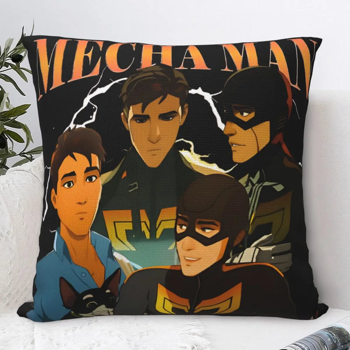 إرسال لعبة كيس وسادة Mecha الرجال روبرت الجدة وسادة غطاء لينة غطاء الوسادة المخصصة سادات ل أريكة سيارة ديكور المنزل