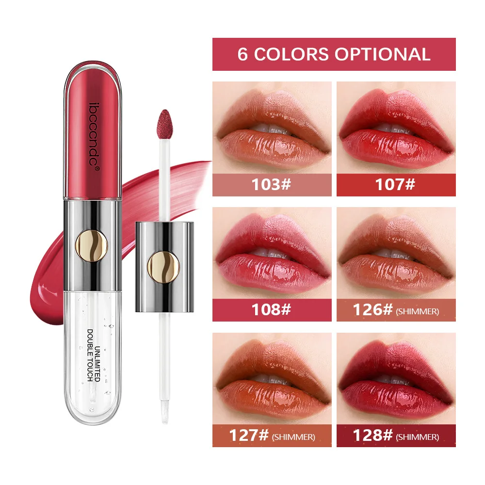 

New Make up lip oil Lip Glaze Non-Fading Lipsticks Makeup Gloss Milk Tea Bean Paste Transparent Lip Color lip gloss cosmetic