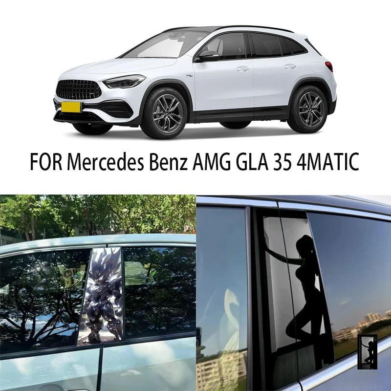 

FOR Mercedes Benz AMG GLA 35 4MATIC window trim center pillar sticker