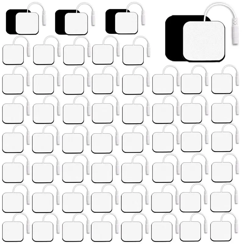 

A23P SM Electrodes Pads 60PCS For AUVON TENS, TENS 7000 TENS Unit Replacement Pads 2X2 Inch