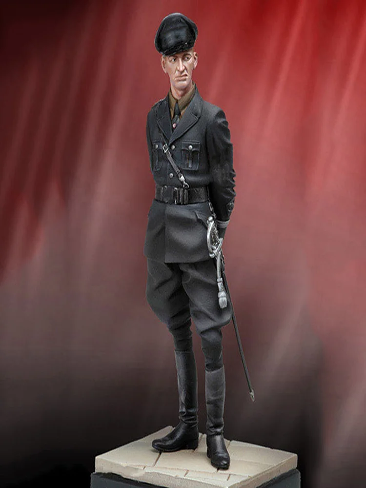 Neuer unmontierter 1/18 alter Mannständer (mit Sockel), unbemalter Modellbausatz aus Kunstharz