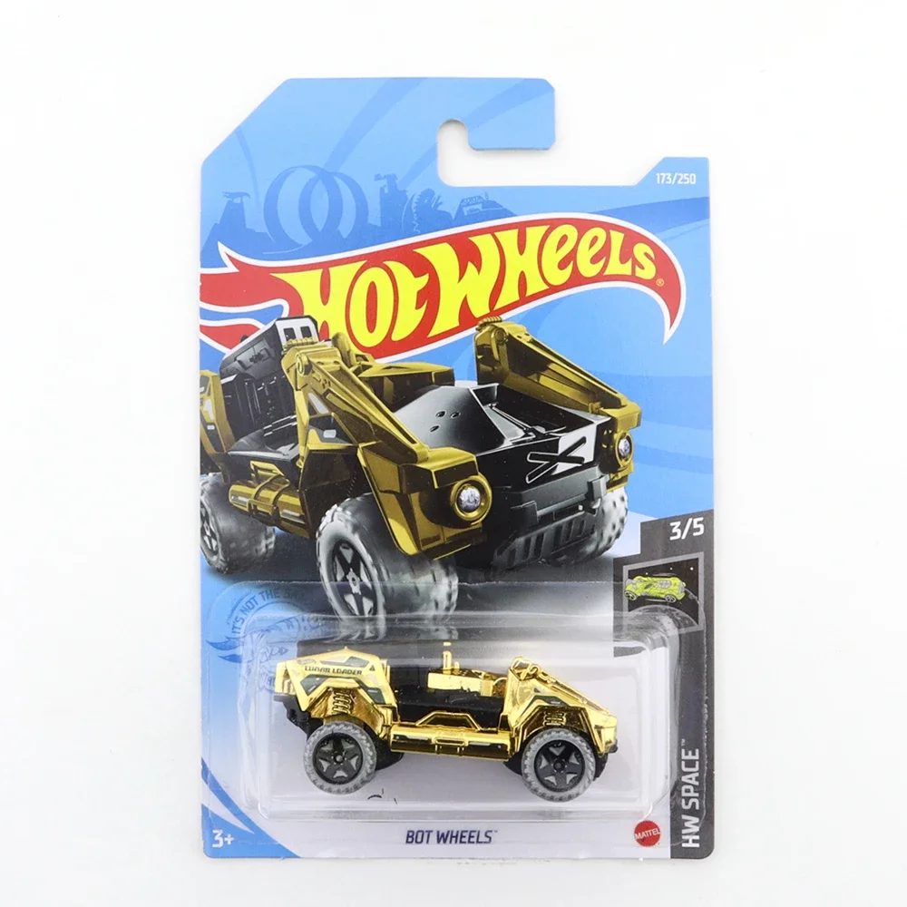 2021-173 BOT WHEELS Original Hot Wheels Mini Alloy Coupe 1/64 Metal Diecast Model Car Kids Toys Gift