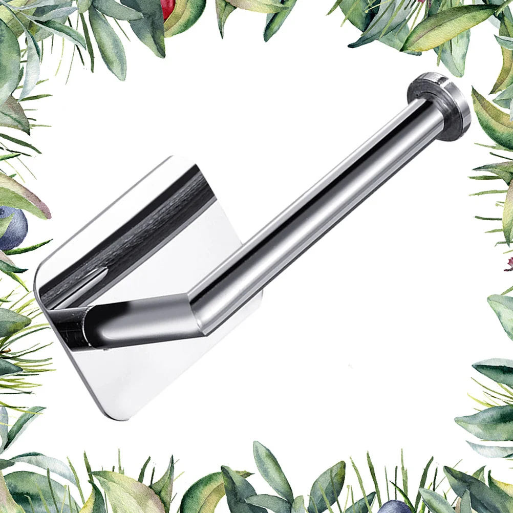 

Stainless Steel Toilet Paper Holder Durable Wall Mounted Bathroom Tissue Rack Practical Storage Rack Paper Organizer