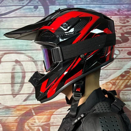 

2022 New Motocross Helmets bike downhill DOT approved For Adults Professional Motorcycle Helmet Chopper Biker off-road